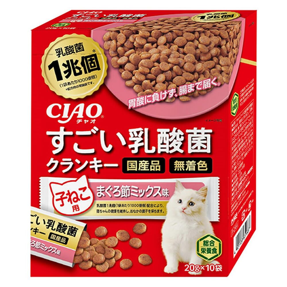 いなば　CIAO すごい乳酸菌　クランキー 24袋 Amazon.co.jp: キャットフード いなば CIAO すごい乳酸菌